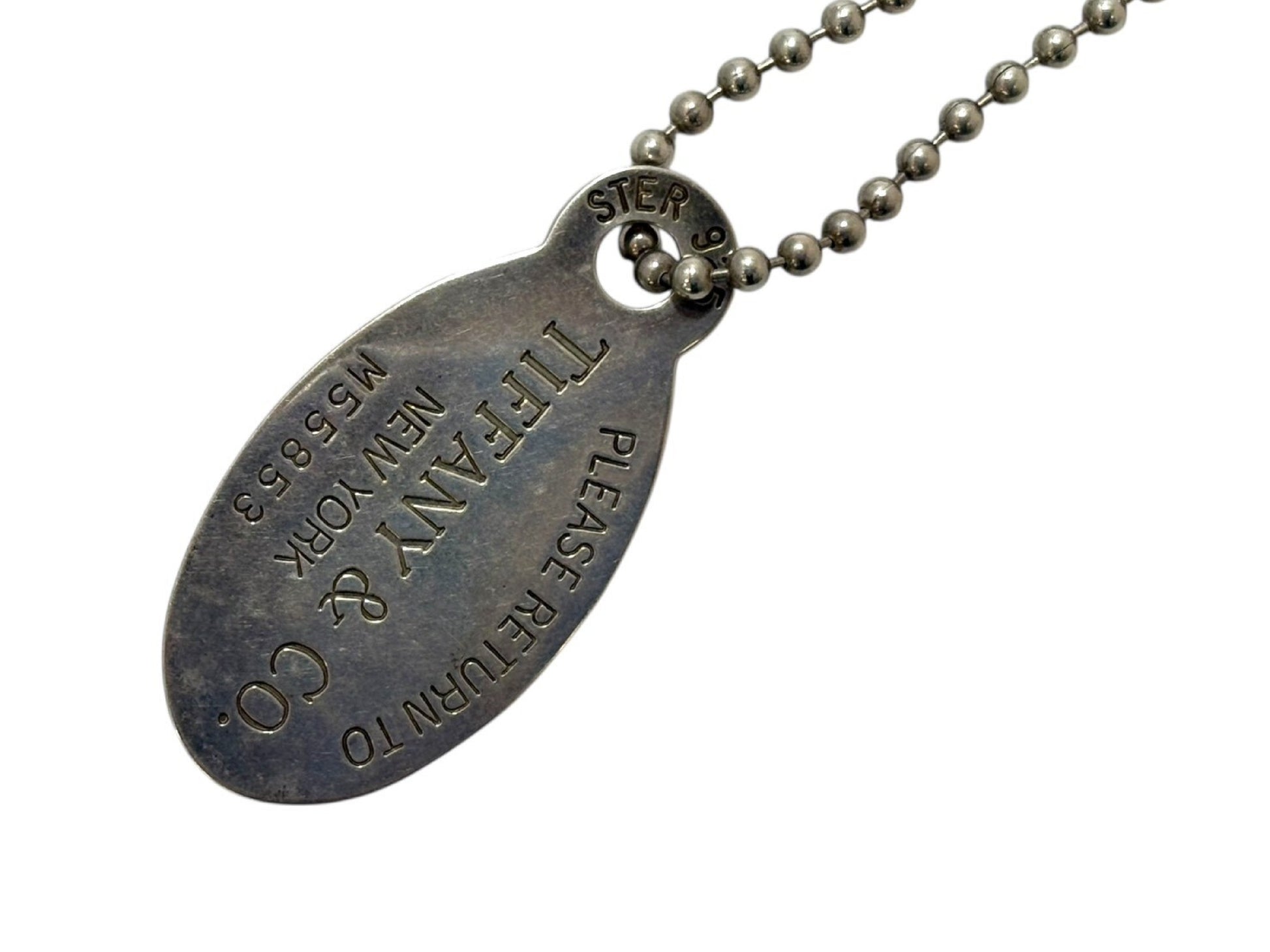 Tiffany & Co. Plate Necklace 925/25.7g Necklace