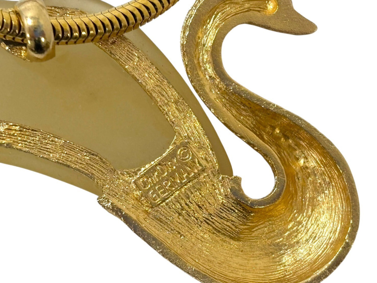 Dior Swan Motif Necklace Necklace