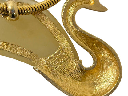 Dior Swan Motif Necklace Necklace