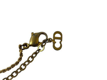 Dior logo necklace necklace