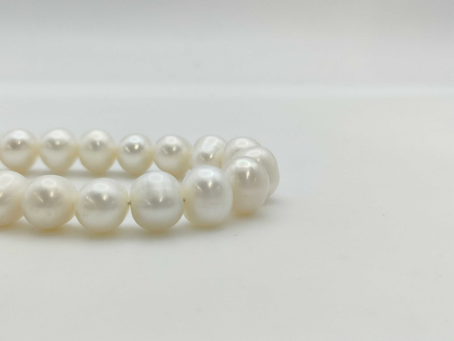 Semi-round pearl diameter approx. 8.5-10.4mm METAL 53.9g Necklace 