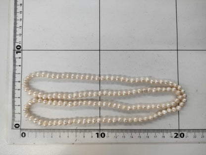 Semi-round pearl diameter approx. 6.1-7.3mm 47.3g necklace 