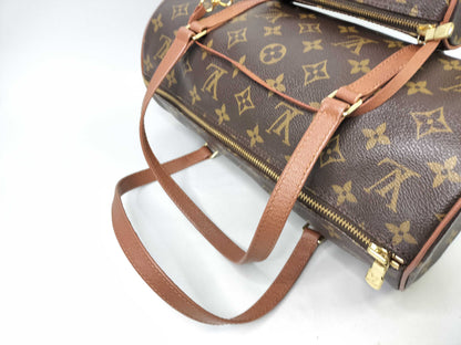 LOUIS VUITTON Monogram Louis Vuitton Monogram Old Papillon Handbag with Pouch