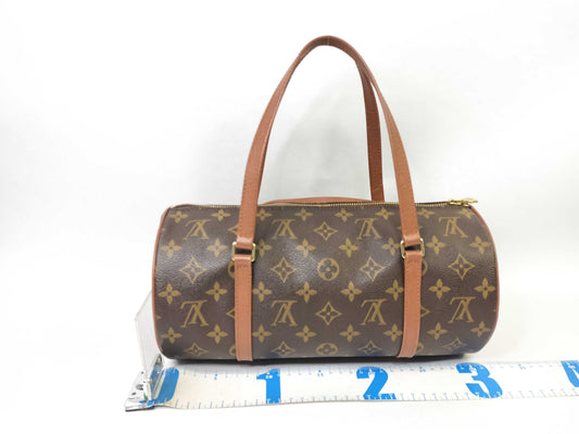 LOUIS VUITTON Monogram Louis Vuitton Monogram Old Papillon Handbag with Pouch