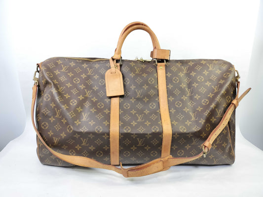 LOUIS VUITTON Monogram Louis Vuitton Monogram Keepall 60 Bandouliere VI1900 Boston Bag