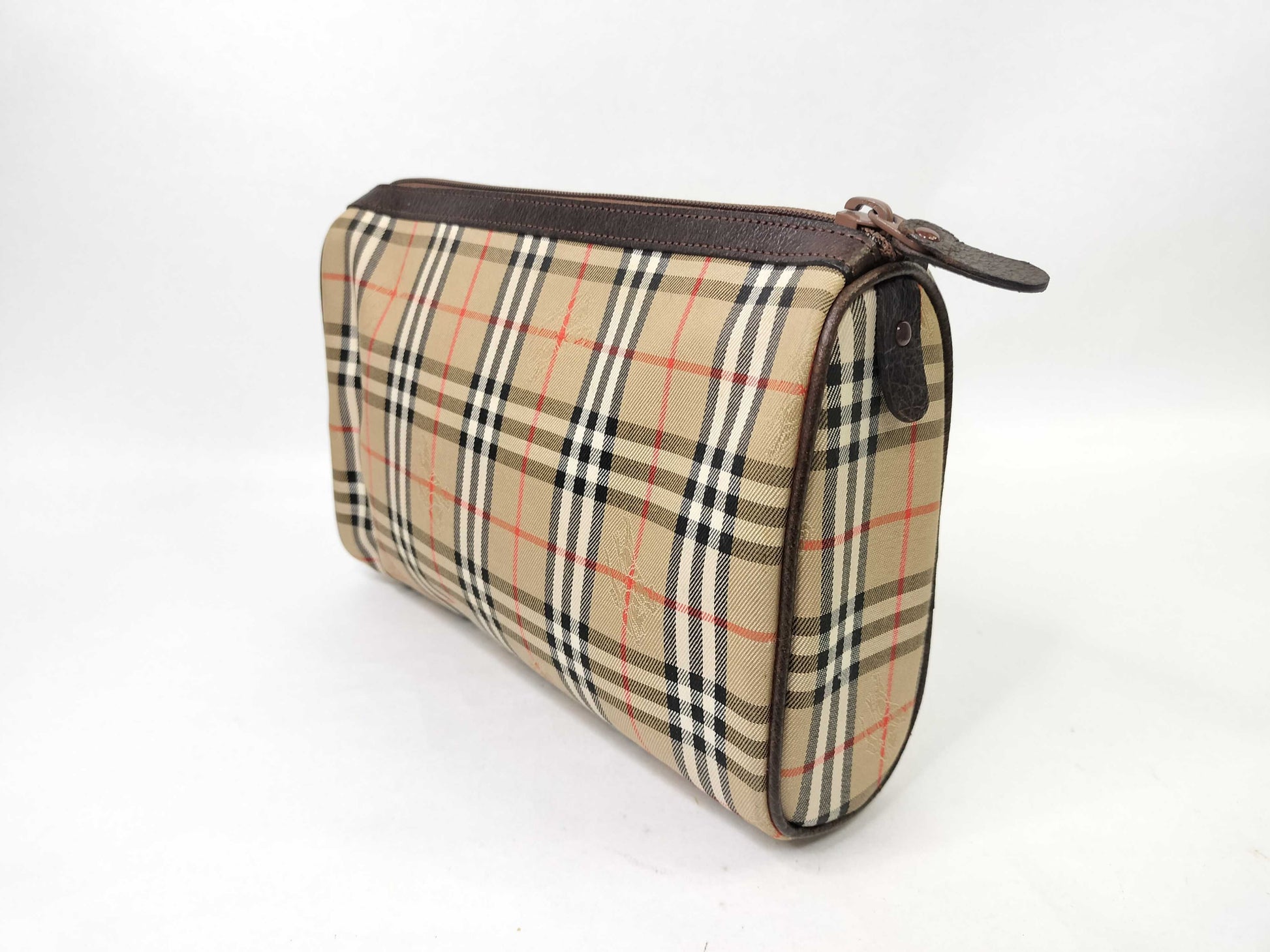Burberry Nova Check Shadow Horse Clutch Bag/Second Bag