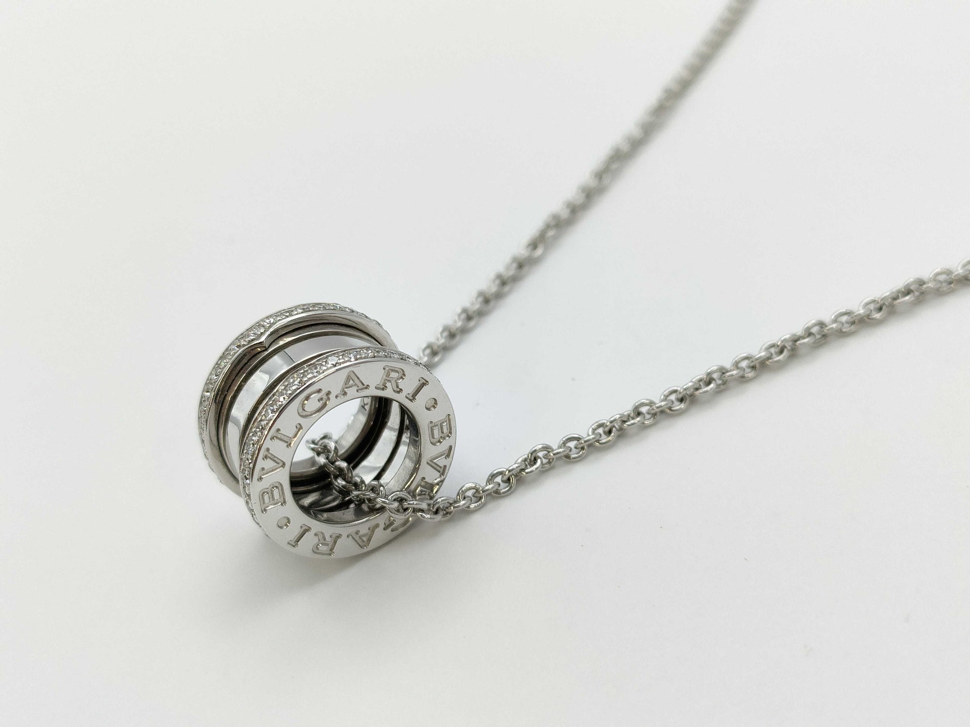 BVLGARI Bezero One Diamond WG Au750 14.9g Necklace