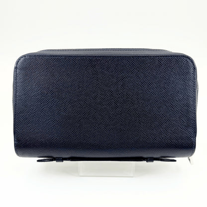 LOUIS VUITTON LOUIS VUITTON Taiga Zippy XL Blue 2018 Wallet SV Hardware Wallet Wallet