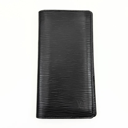 LOUIS VUITTON LOUIS VUITTON Louis Vuitton Epi Porte-Feuille Brazza Noir M60622 Wallet Wallet