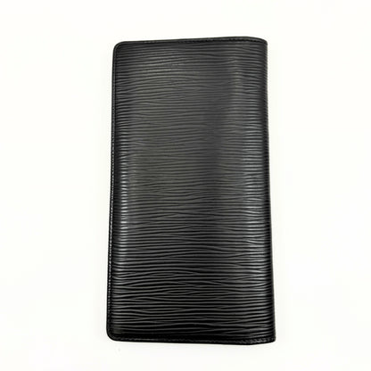 LOUIS VUITTON LOUIS VUITTON Louis Vuitton Epi Porte-Feuille Brazza Noir M60622 Wallet Wallet