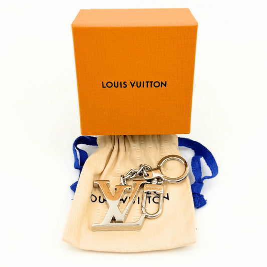 LOUIS VUITTON PORTOCRE Initial LV Charm Keyring M65071 Key Case & Key Chain with Box & Storage Bag Key Case & Key Chain