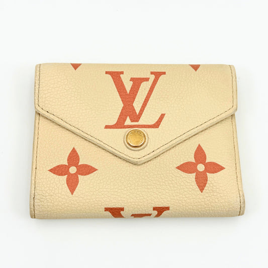 LOUIS VUITTON LOUIS VUITTON Monogram Unplanted Porte-Feuille Victorine Compact M82062 Wallet Wallet