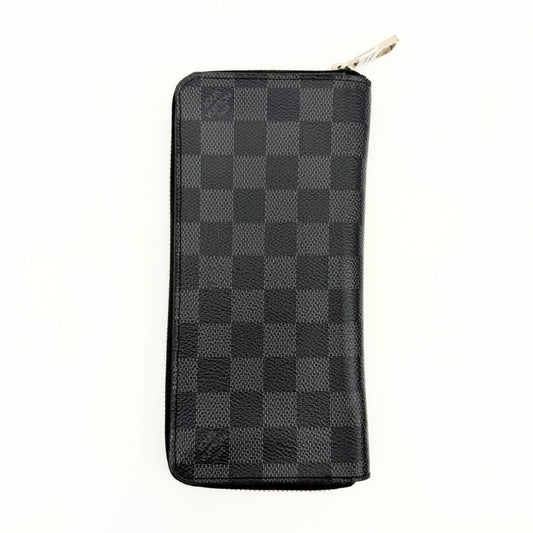 LOUIS VUITTON LOUIS VUITTON Louis Vuitton Damier Graffit Zippy Vertical N63095 Wallet Wallet
