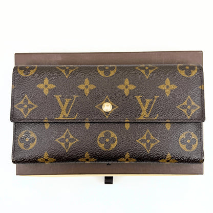 LOUIS VUITTON LOUIS VUITTON Monogram Portefeuil International M61217 Wallet Boxed Wallet