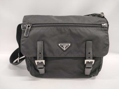 PRADA Pocono 2-Belt Shoulder Bag