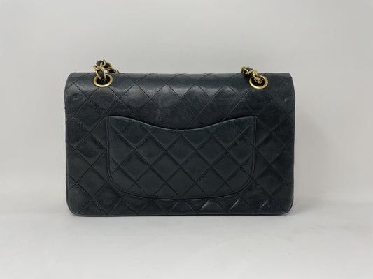 CHANEL CHANEL Matelasse Shoulder Bag, Lambskin, Double Flap, Gold Hardware, Turn Lock Shoulder Bag