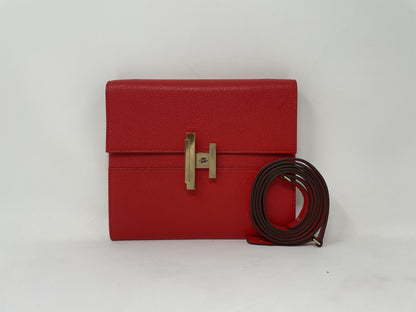 HERMES Cinetic To-Go Shoulder Bag with Gold Hardware