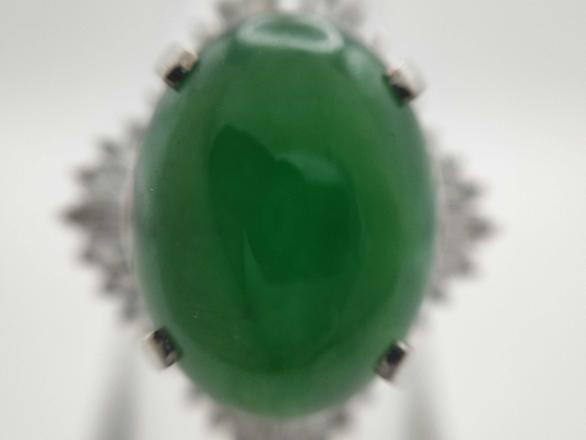 Jade D1.75ct PT900 12.7g Ring 