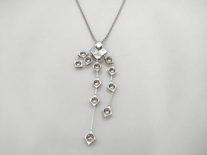 CHANEL Matlasse WG 750 15.8g Necklace