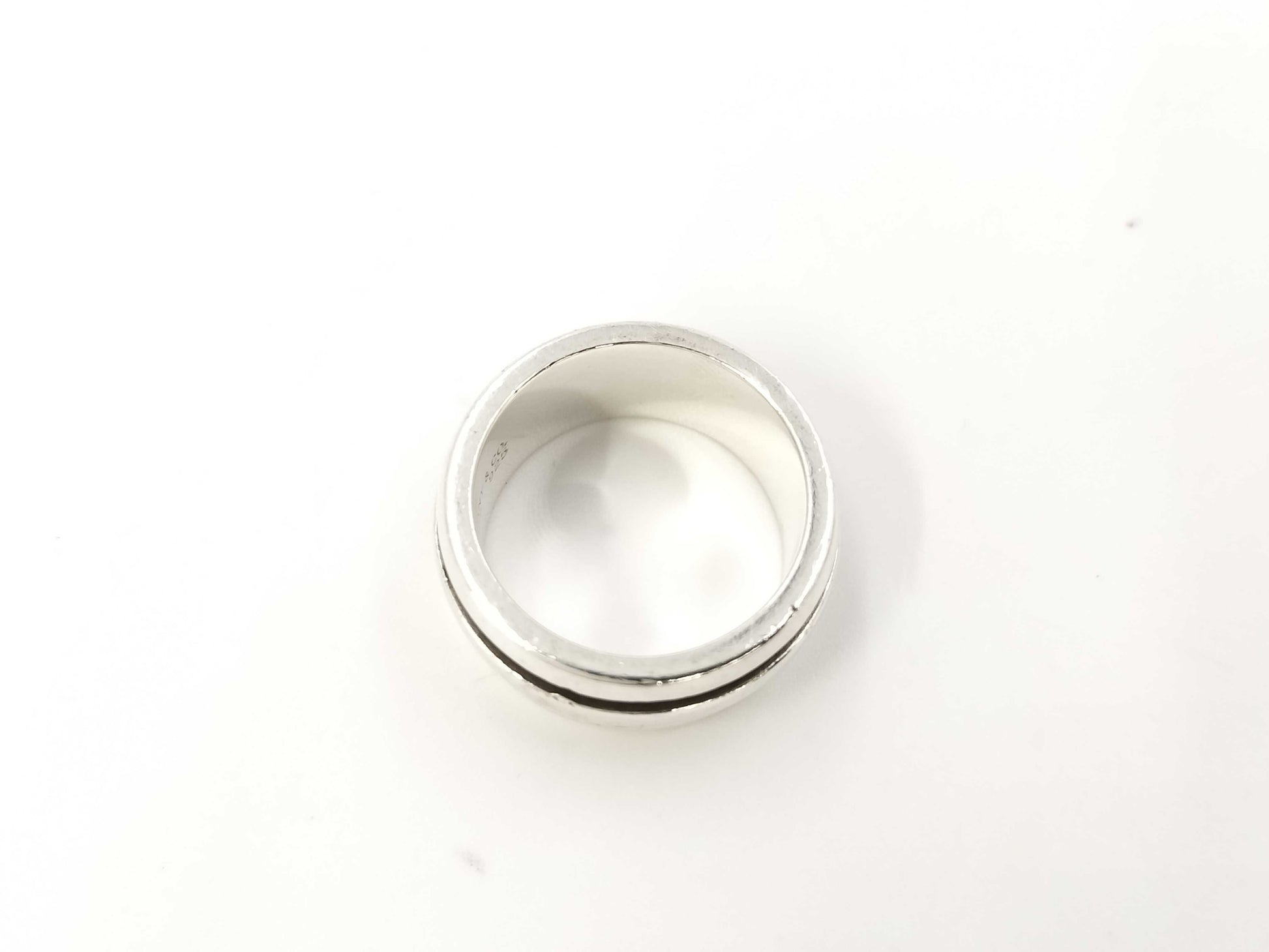 Tiffany&Co. Grooved Double Line 9.6g Ring