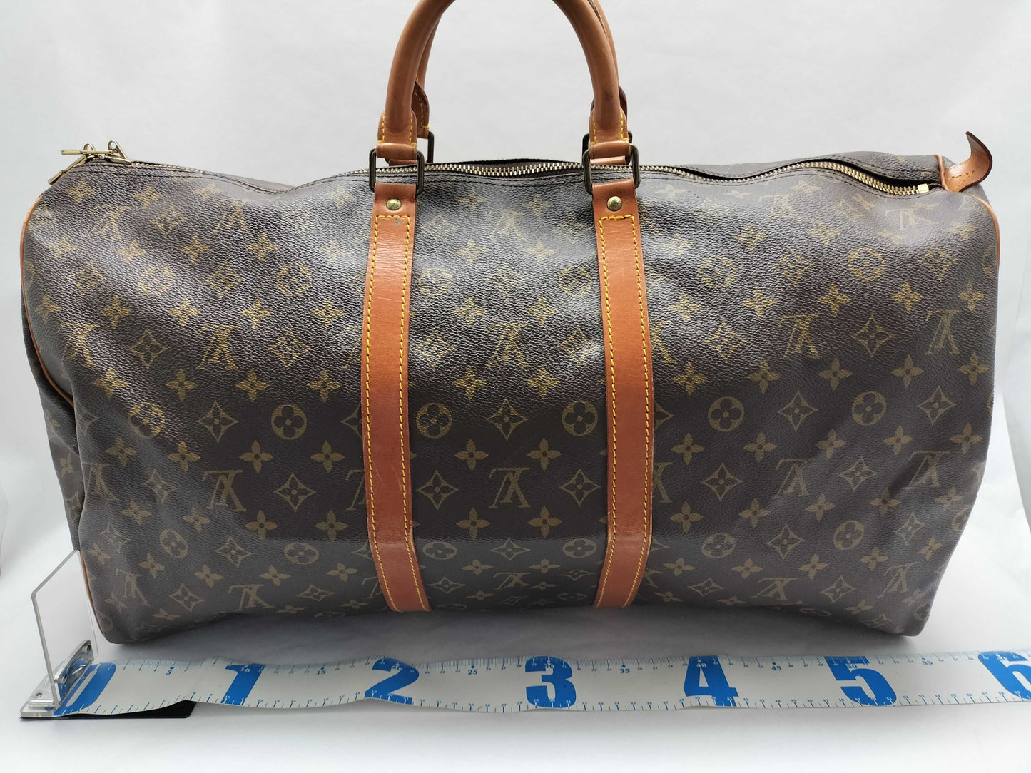 LOUIS VUITTON Monogram Louis Vuitton Keepall 55 Boston Bag
