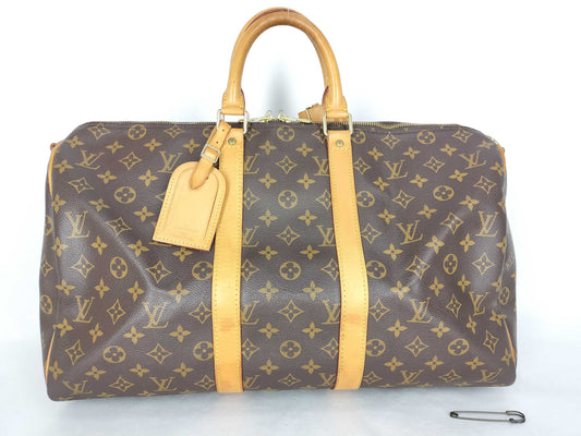 LOUIS VUITTON Monogram Keepall Bandouliere 45 M41418/TH1928 Boston Bag