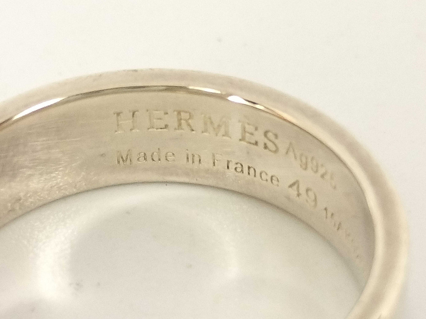 HERMES Collier de Chien Ring, 925, 4.4g, 49 rings