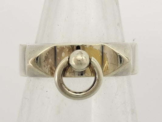 HERMES Collier de Chien Ring, 925, 4.4g, 49 rings