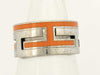 HERMES H Ring, Orange, Size 52, Size 12