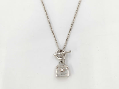 HERMES Amulet Kelly Charm 925 Pendant Necklace Necklace