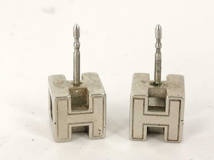 HERMES H Cube Earrings