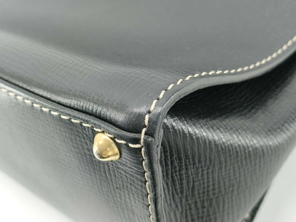 CELINE Celine Handbag Black Turnlock Hand Leather Handbag