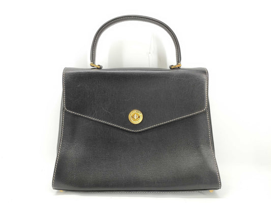 CELINE Celine Handbag Black Turnlock Hand Leather Handbag