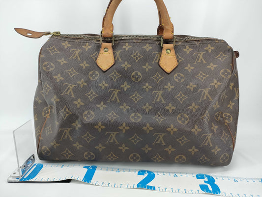 LOUIS VUITTON Monogram Louis Vuitton Speedy 35 Monogram Boston Bag Boston Bag