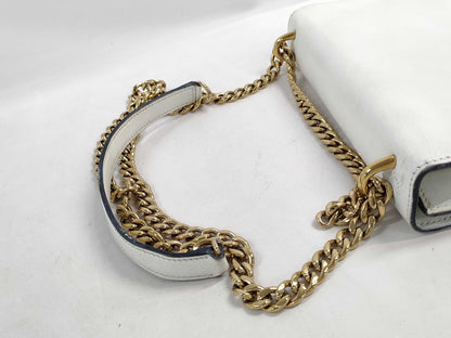 PRADA Prada Leather Chain Shoulder Bag