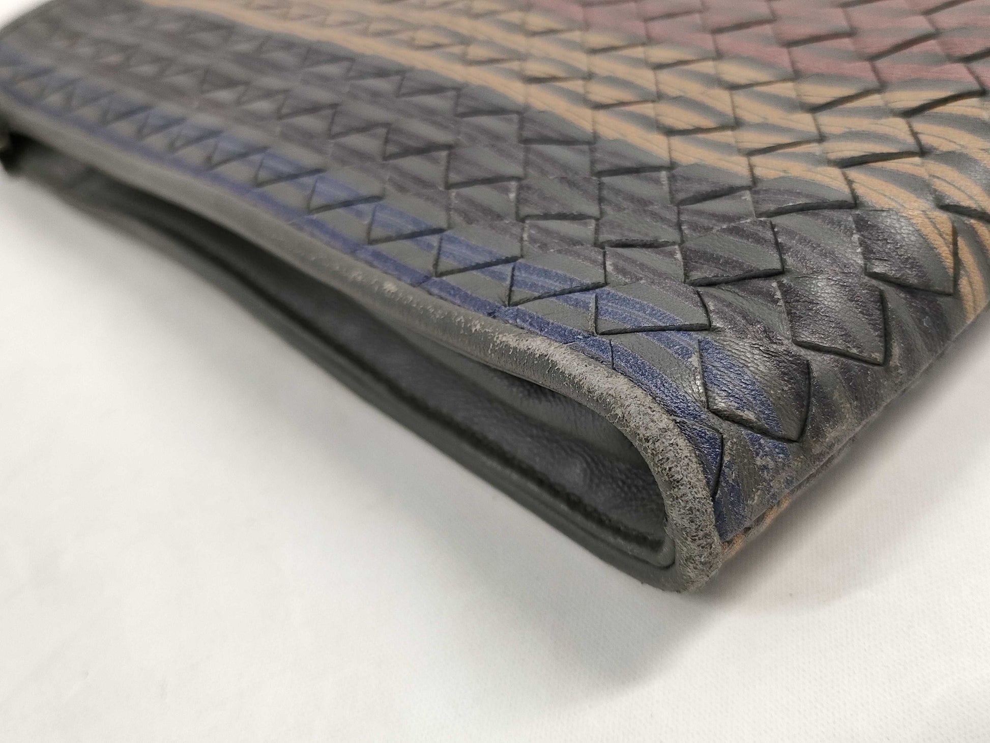 BOTTEGA VENETA Intrecciato Clutch Bag Leather Clutch Bag