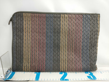 BOTTEGA VENETA Intrecciato Clutch Bag Leather Clutch Bag