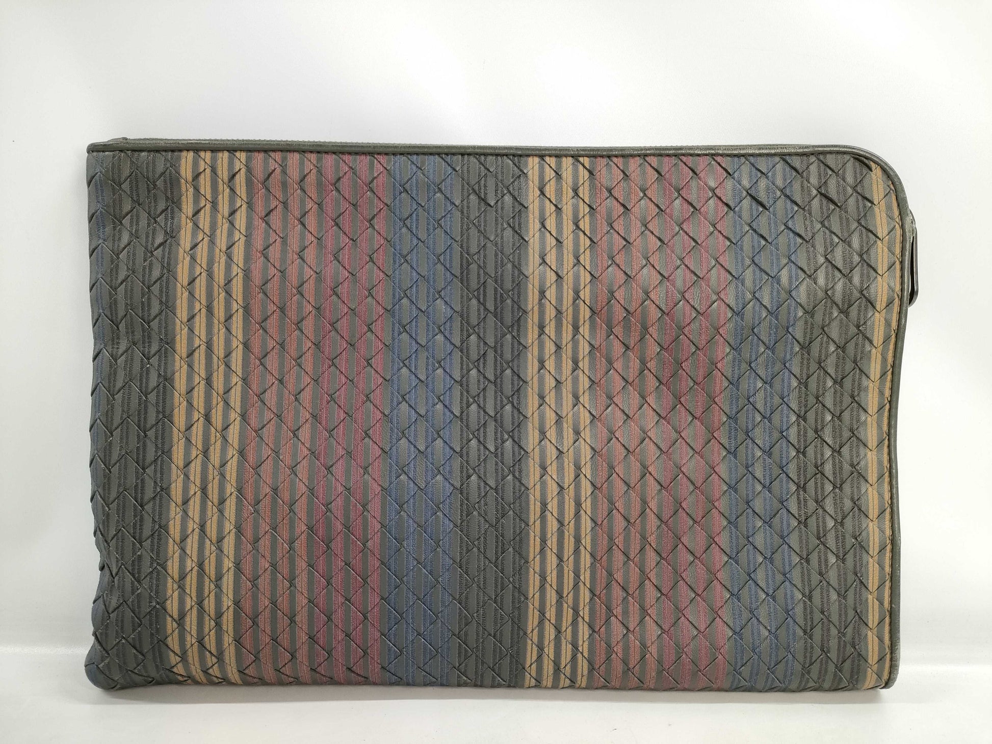 BOTTEGA VENETA Intrecciato Clutch Bag Leather Clutch Bag