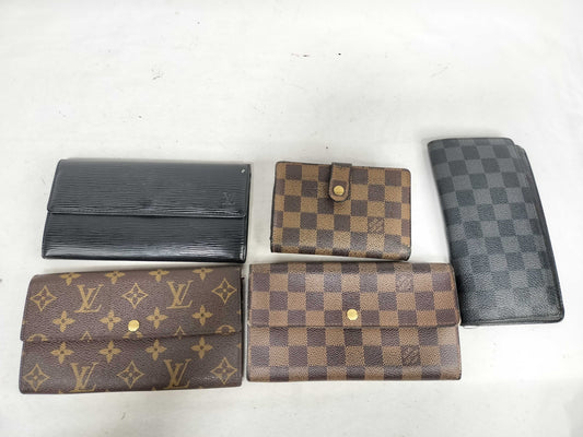 LOUIS VUITTON Monogram Damier Epi Wallet 5-Piece Set