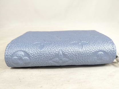 LOUIS VUITTON Monogram Empreinte Portefeuille Claire M26515 RFID Blue Frost Wallet