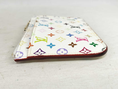 LOUIS VUITTON Monogram Multicolore Pochette Cle M93734 Coin Case