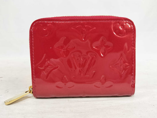 LOUIS VUITTON Vernis Monogram Zippy Coin Purse M93608 Coin Case Wallet
