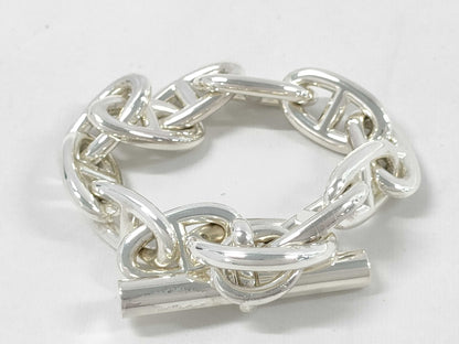 HERMES Chaine d'Ancre GM 11-link bracelet/bangle in SV925, 64.2g