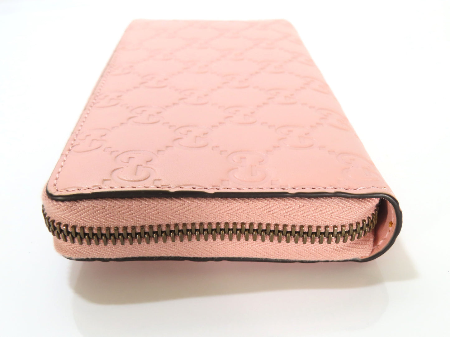 GUCCI Guccissima Cat Motif Round Zipper Long Wallet 548058 Wallet