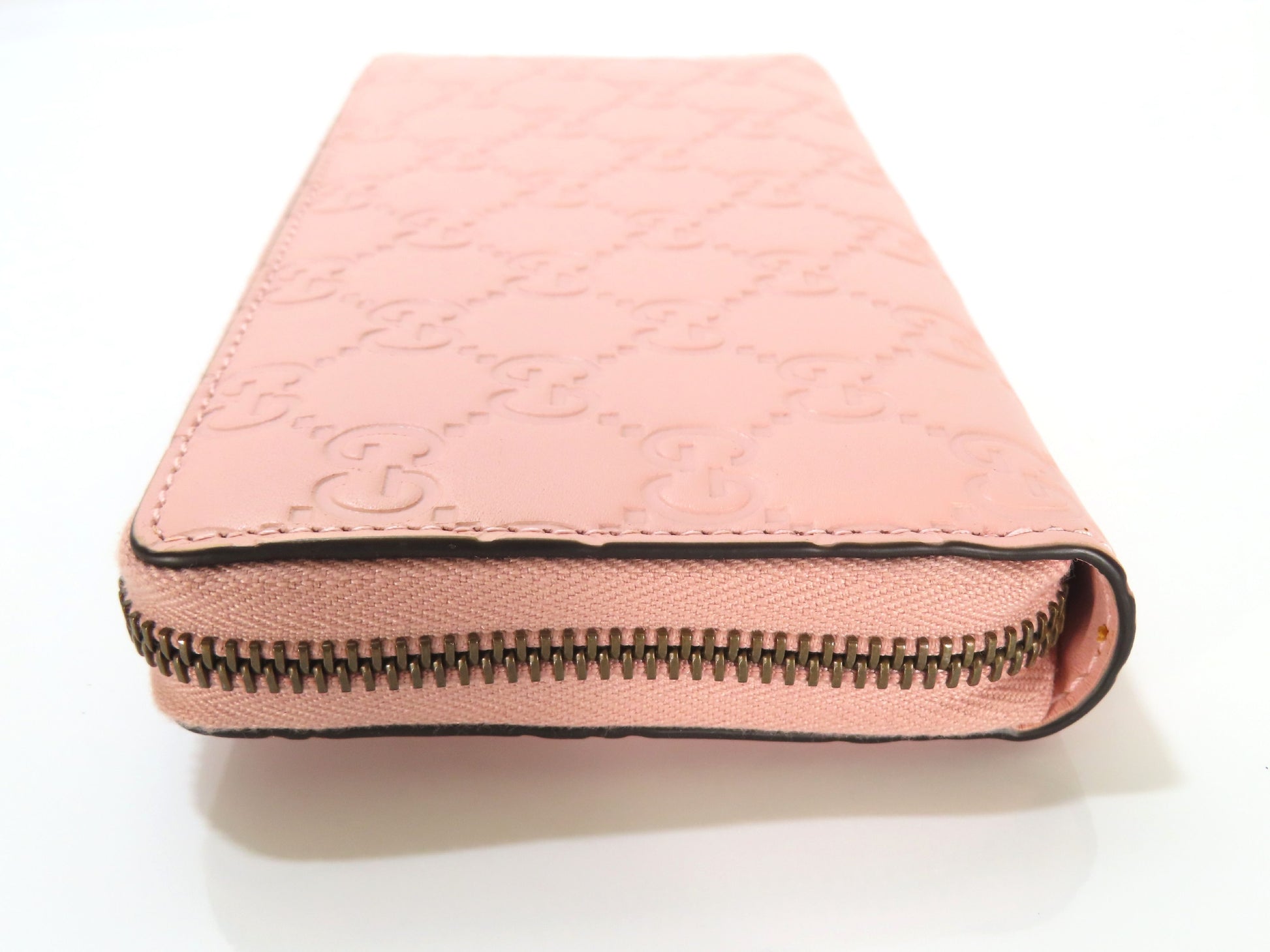 GUCCI Guccissima Cat Motif Round Zipper Long Wallet 548058 Wallet
