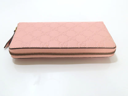 GUCCI Guccissima Cat Motif Round Zipper Long Wallet 548058 Wallet