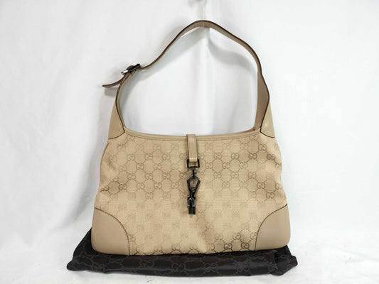 GUCCI Jackie Gucci 28628 GG Canvas Jackie One-Shoulder Bag Shoulder Bag