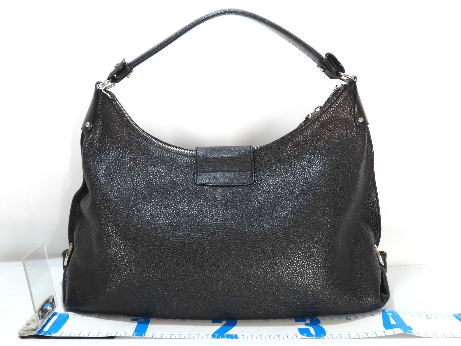 Salvatore Ferragamo Gancini Leather Shoulder Bag
