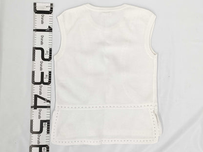 CHANEL White 12A Vest