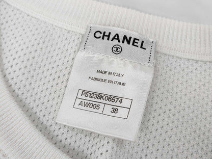 CHANEL White 12A Vest